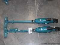 2x handstofzuiger, makita, dcl282f, 18v, zonder accu, werking niet gekend - afbeelding 1 van  2