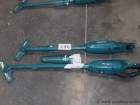 2x handstofzuiger, makita, dcl282f, 18v, zonder accu, werking niet gekend - afbeelding 1 van  2
