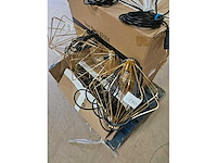 2x hanglamp design goud d40cm x 38cm h - afbeelding 2 van  3