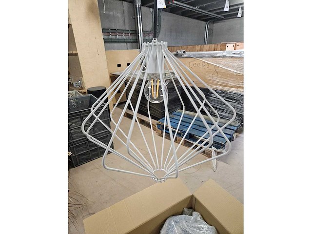 2x hanglamp design wit d40cm x 38cm h - afbeelding 4 van  6