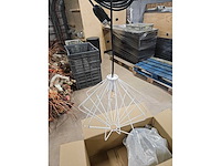 2x hanglamp design wit d40cm x 38cm h - afbeelding 2 van  6
