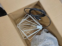 2x hanglamp design wit d40cm x 38cm h - afbeelding 5 van  6