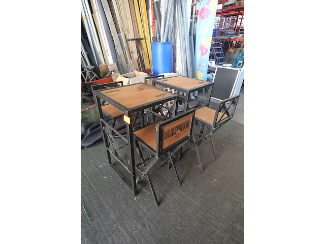 2x hapkin bar-set + hapkin parasol - afbeelding 3 van  7