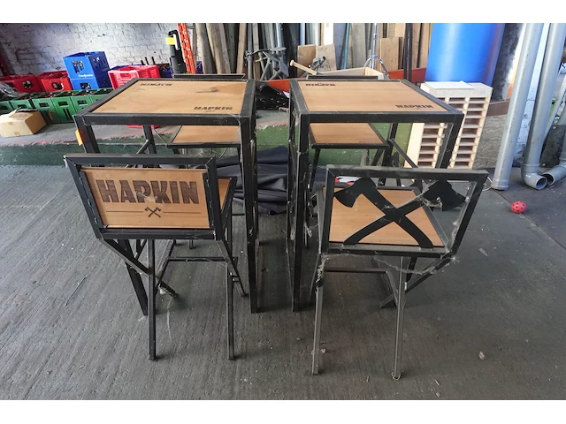2x hapkin bar-set + hapkin parasol - afbeelding 4 van  7