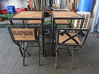 2x hapkin bar-set + hapkin parasol - afbeelding 4 van  7