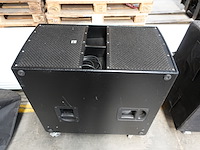 2x hk audio subwoofer ic118ba (op afneembare transport wielen) - afbeelding 2 van  8