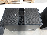 2x hk audio subwoofer ic118ba (op afneembare transport wielen) - afbeelding 3 van  8