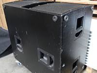 2x hk audio subwoofer ic118ba (op afneembare transport wielen) - afbeelding 5 van  8