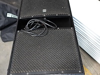 2x hk audio subwoofer ic118ba (op afneembare transport wielen) - afbeelding 8 van  8
