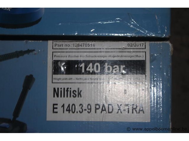 2x hogedrukreiniger patio cleaner, nilfisk, e 140.3-9 pad x-tra, 140 bar - afbeelding 2 van  2