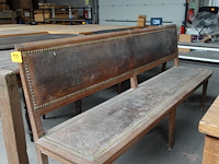 2x houten bank - afbeelding 4 van  5