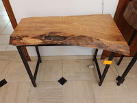 2x houten bijzettafel handwerk - afbeelding 2 van  5