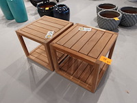 2x houten bijzettafel - afbeelding 3 van  6