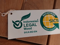 2x houten bijzettafel - afbeelding 5 van  6