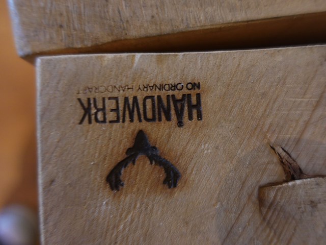 2x houten blok handwerk - afbeelding 3 van  3