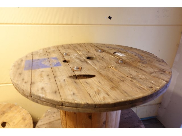 2x houten bobijn - afbeelding 2 van  3