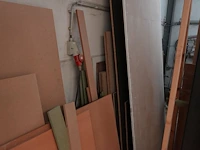 2x houten bok + restpartij diverse houten platen - afbeelding 3 van  13