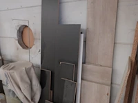 2x houten bok + restpartij diverse houten platen - afbeelding 4 van  13