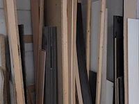 2x houten bok + restpartij diverse houten platen - afbeelding 5 van  13