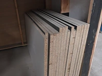 2x houten bok + restpartij diverse houten platen - afbeelding 8 van  13