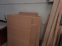 2x houten bok + restpartij diverse houten platen - afbeelding 9 van  13