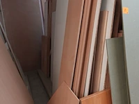 2x houten bok + restpartij diverse houten platen - afbeelding 11 van  13