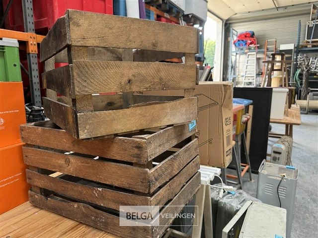2x houten fruitkist - afbeelding 2 van  2