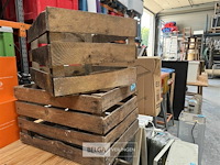 2x houten fruitkist - afbeelding 2 van  2