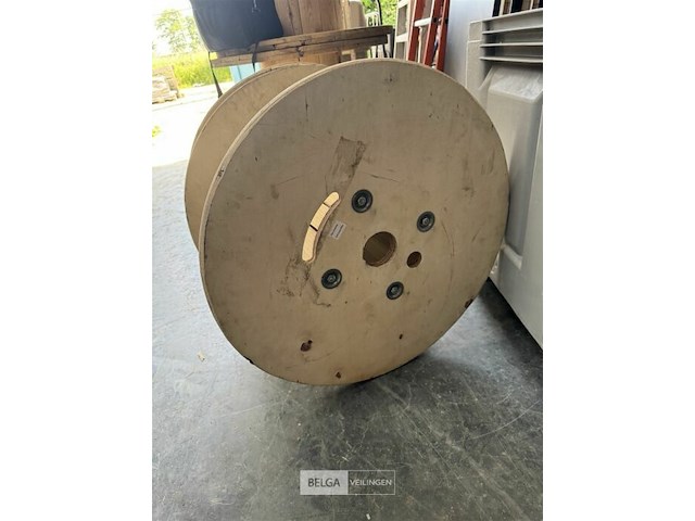 2x houten kabelhaspels ø72 x h40 cm - afbeelding 2 van  2