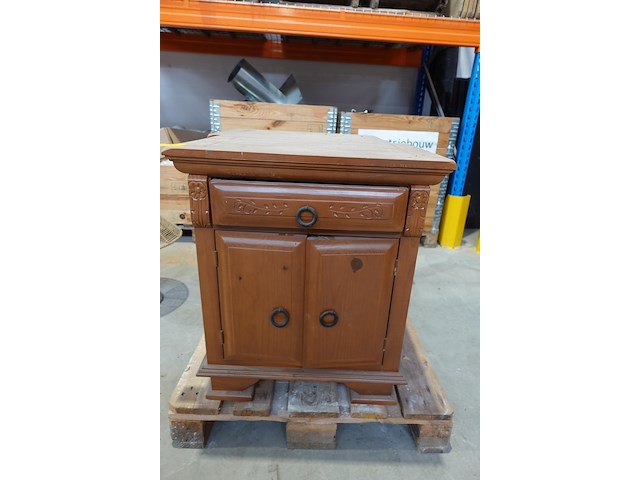 2x houten kastje - afbeelding 1 van  2