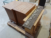 2x houten kastje - afbeelding 2 van  2
