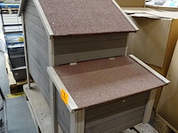 2x houten kippenhok - afbeelding 4 van  4