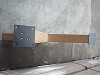 2x houten kruisonderstel 80x80 - afbeelding 2 van  3