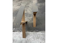 2x houten kruisonderstel - afbeelding 2 van  3