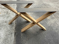 2x houten kruisonderstel - afbeelding 3 van  3