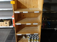 2x houten presentatiemeubel - afbeelding 1 van  4