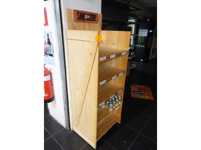 2x houten presentatiemeubel - afbeelding 2 van  4