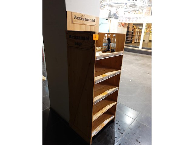 2x houten presentatiemeubel - afbeelding 4 van  4