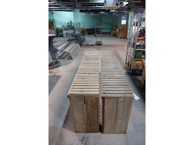 2x houten presentatiemeubel - afbeelding 3 van  3