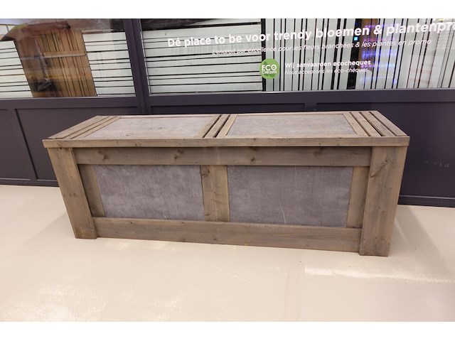 2x houten presentatiemeubel - afbeelding 4 van  5