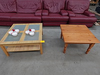 2x houten salontafel - afbeelding 1 van  3