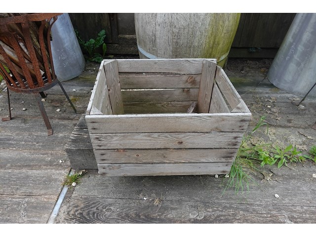 2x houten ton & 2x vuurkorf - afbeelding 4 van  6