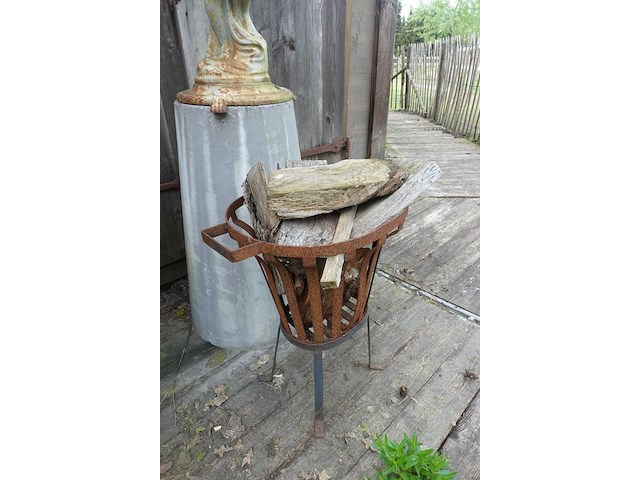 2x houten ton & 2x vuurkorf - afbeelding 5 van  6