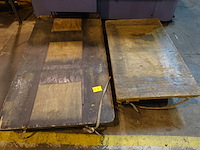 2x houten transportkar - afbeelding 1 van  5