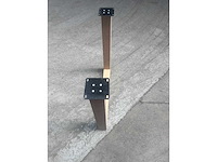 2x houten u-onderstel 80x80 - afbeelding 3 van  3