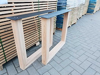 2x houten u-onderstel 80x80 - afbeelding 2 van  2