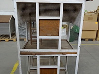 2x houten vogelkooi - afbeelding 3 van  4