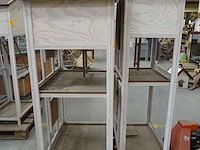 2x houten vogelkooi - afbeelding 4 van  4