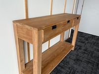 2x houten wandkast vv 3 laden - afbeelding 6 van  6