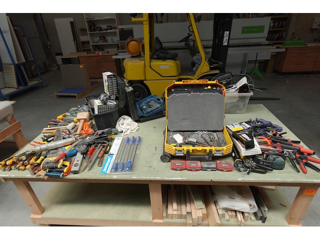 2x houten werktafel - afbeelding 5 van  6